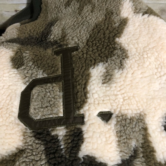 diamond supply co camo fleece crewneck sweatshirt - Picture 6 of 6